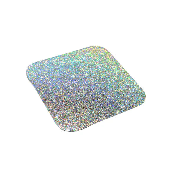 Disco Silver Glitter Acrylic Sheet 3mm Large sheet 23.5"x40" for laser cutter engraving diy xtool glowforge