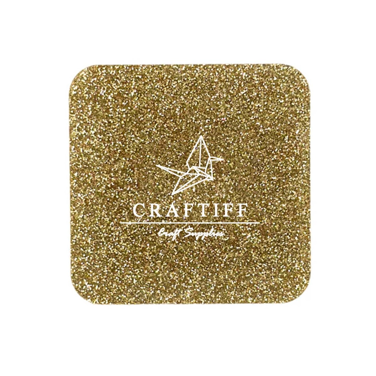 Gold Glitter Acrylic Sheet Champaign 3mm Large sheet 23.5"x40" for laser cutter engraving diy xtool glowforge