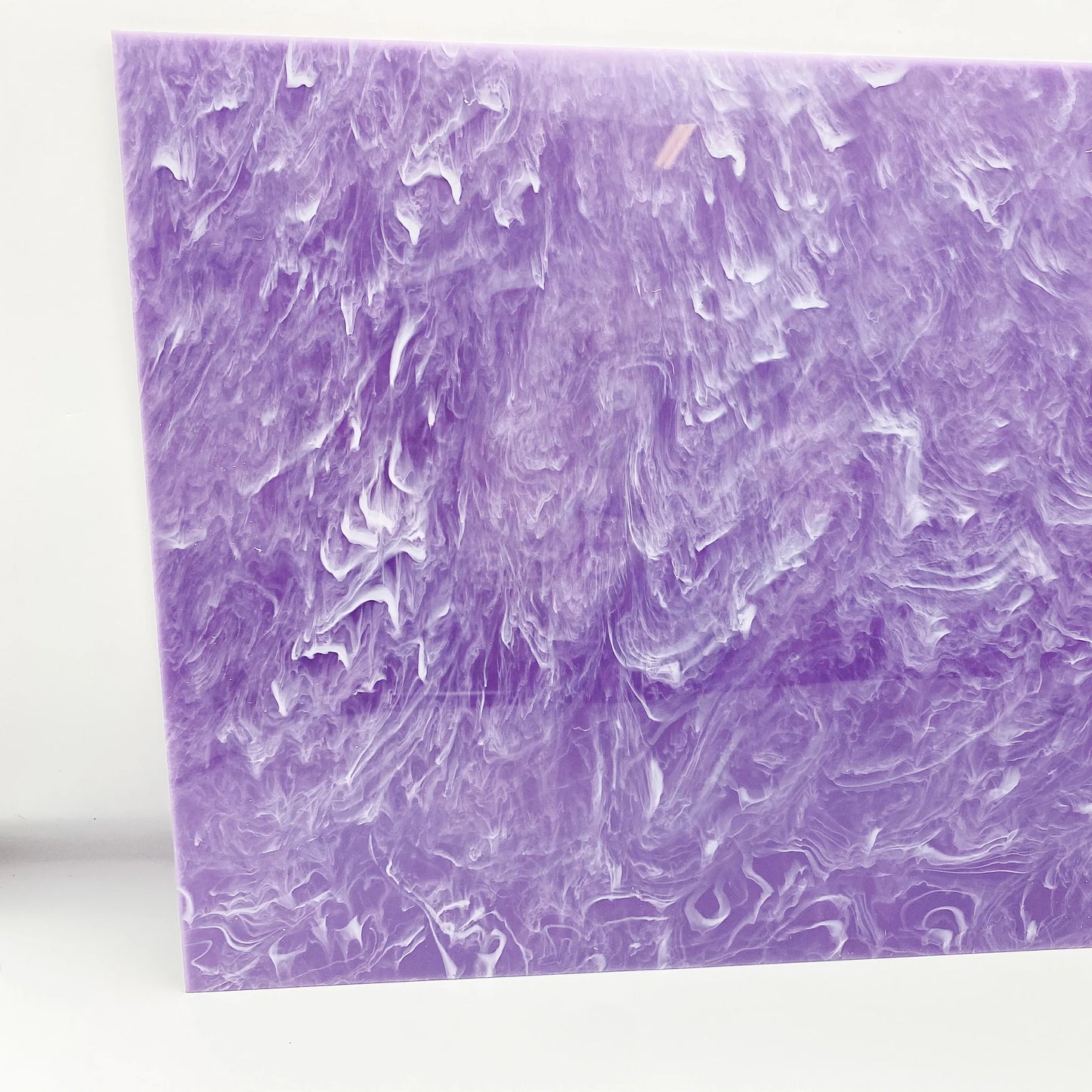 Pastel Lilac Clouds Acrylic Sheet 3mm Large sheet 23.5"x40" for laser cutter engraving diy xtool glowforge