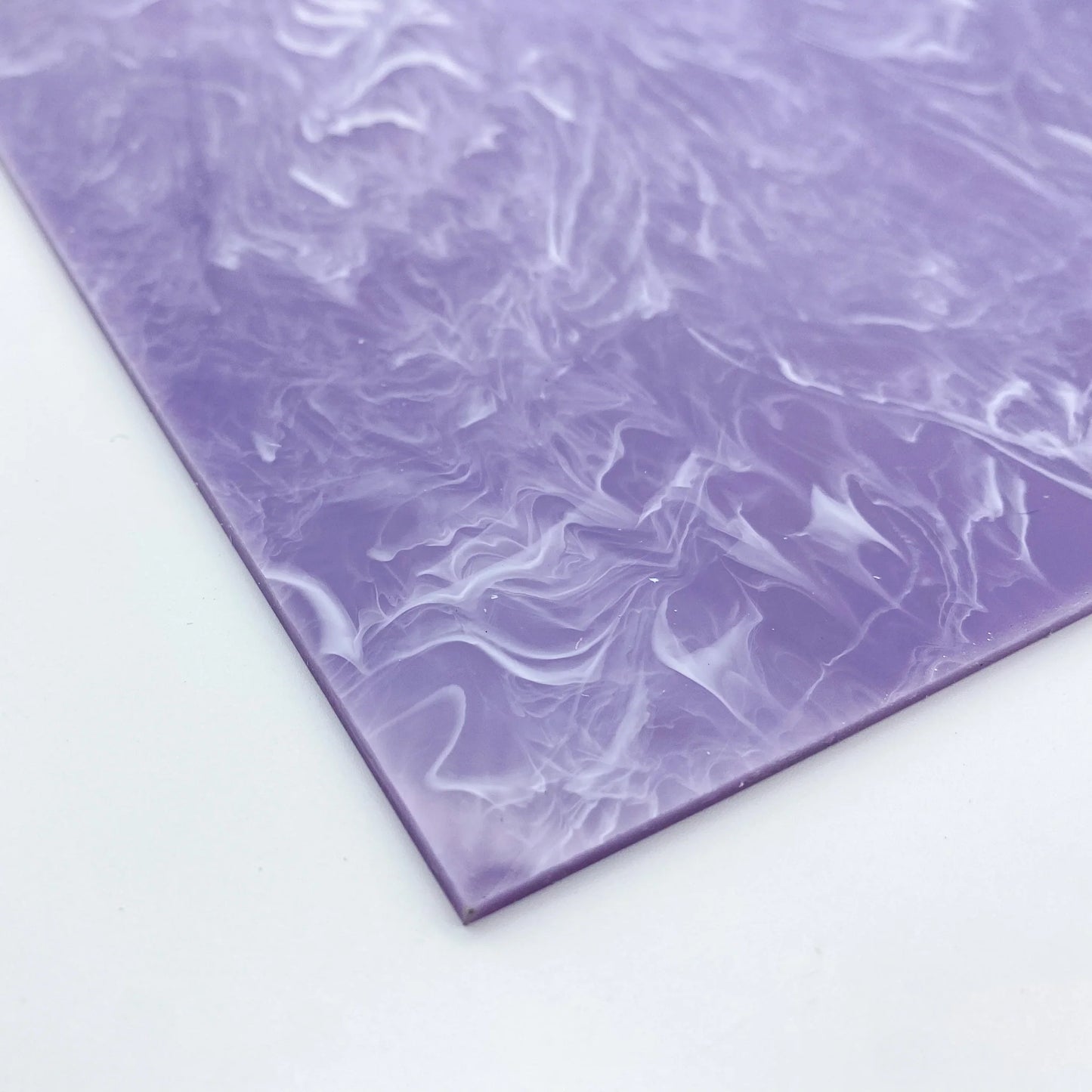 Pastel Lilac Clouds Acrylic Sheet 3mm Large sheet 23.5"x40" for laser cutter engraving diy xtool glowforge