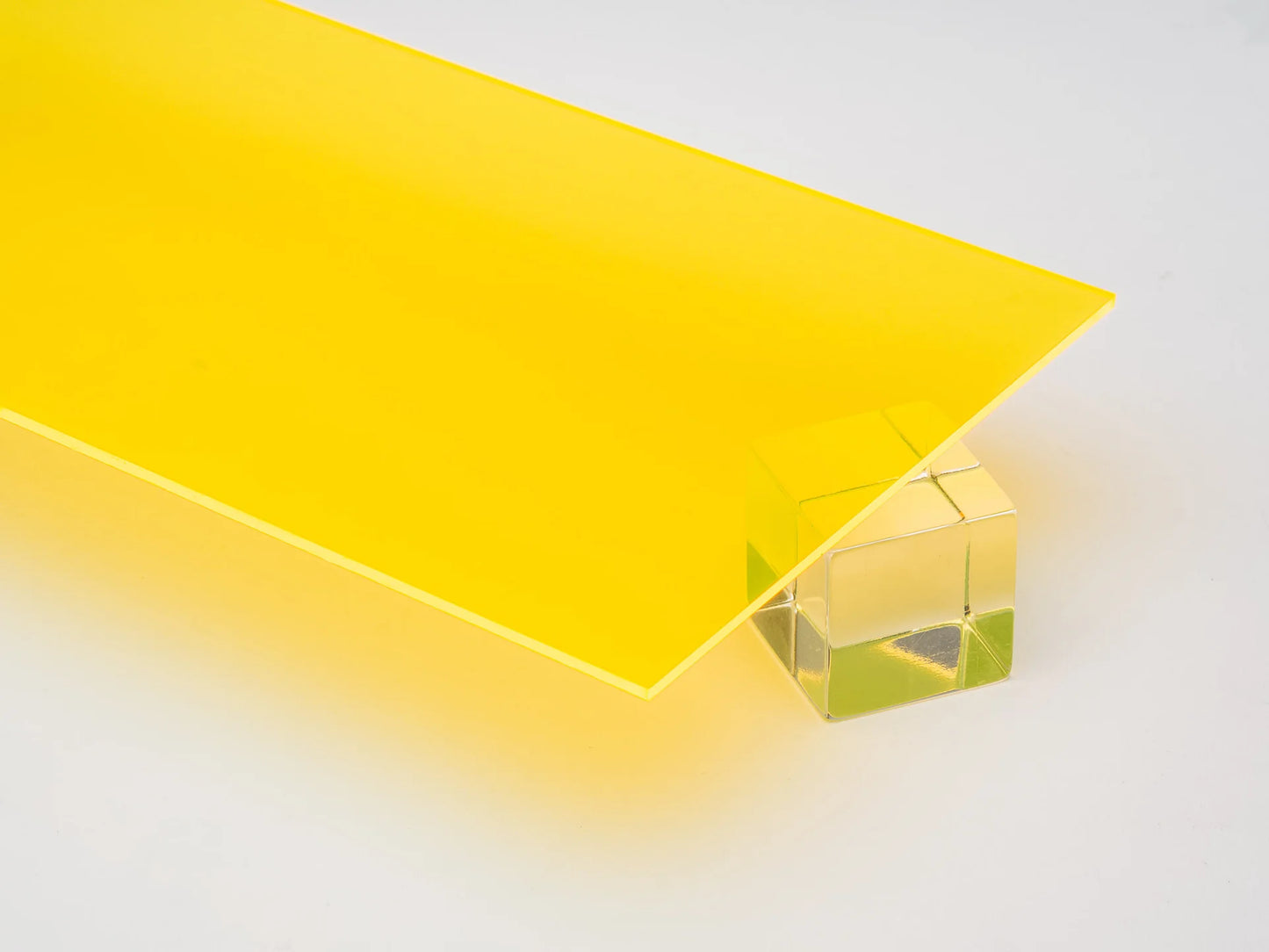 Yellow Fluorescent Acrylic Sheet