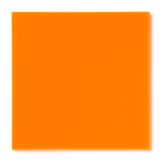 Orange Fluorescent Acrylic Sheet