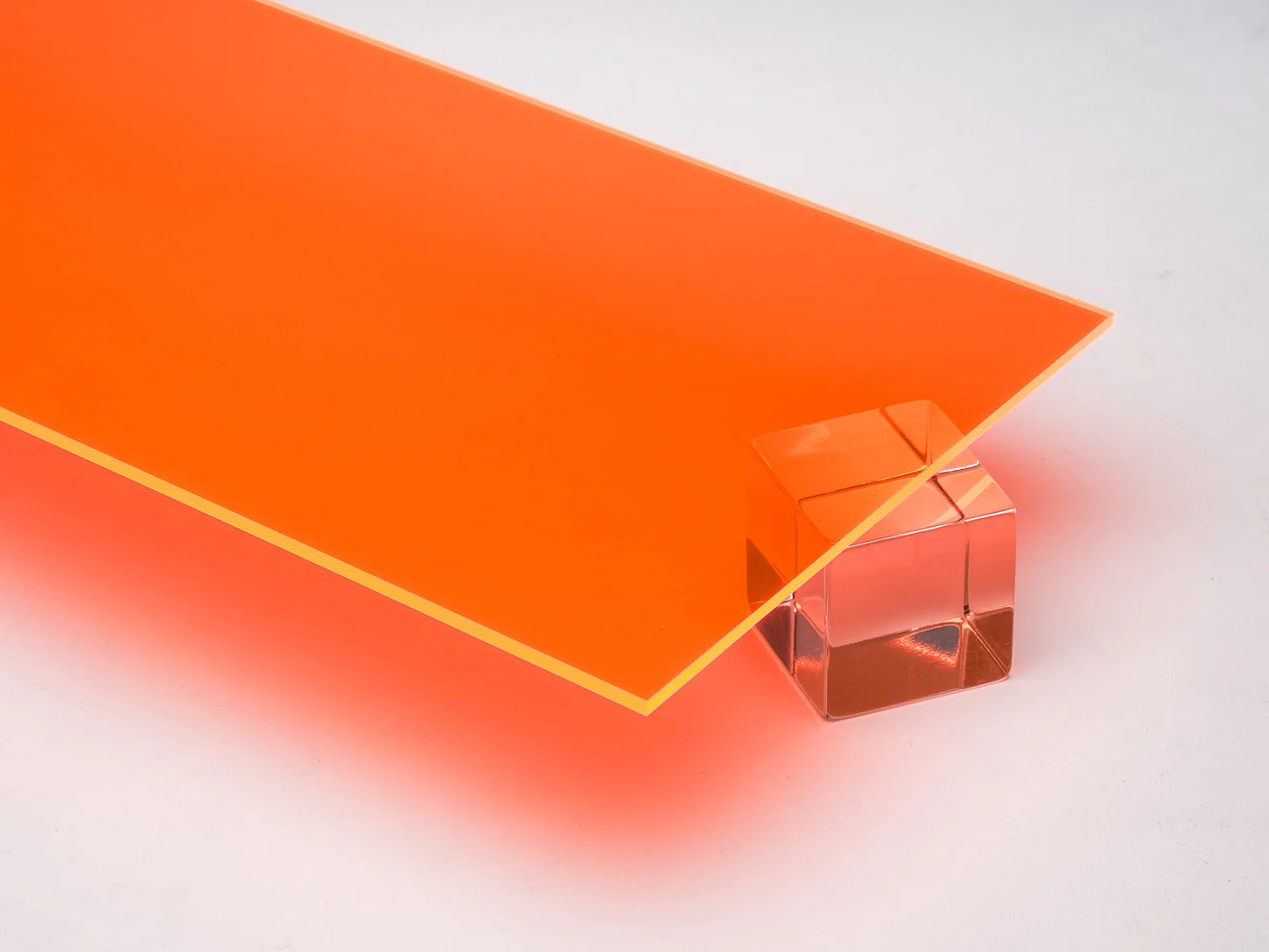 Orange Fluorescent Acrylic Sheet