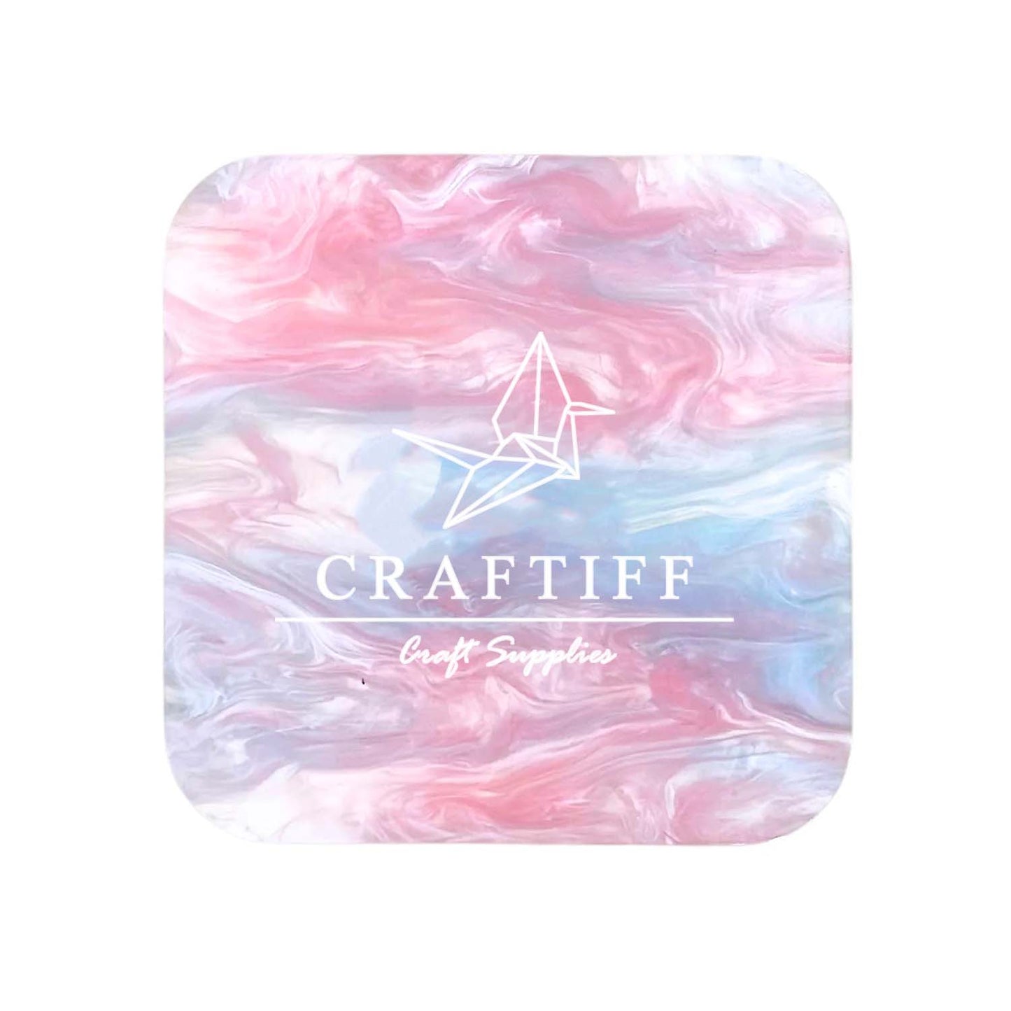 Cotton Candy Pink Blue Marble Acrylic Sheet 3mm Large sheet 23.5"x40" for laser cutter engraving diy xtool gloworge