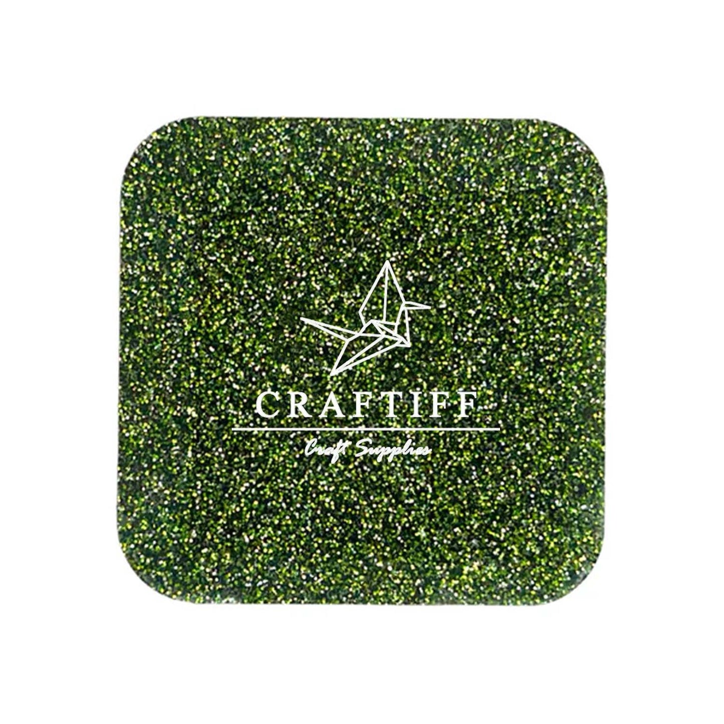 Dark Green Glitter Acrylic Sheet  3mm Large sheet 23.5"x40" for laser cutter engraving diy xtool gloworge