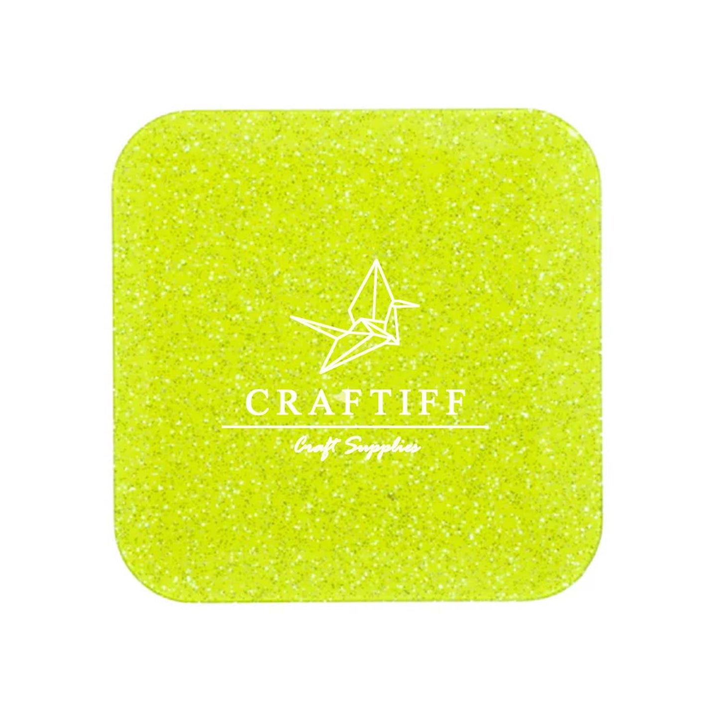 Green Lime Jelly Glitter Acrylic Sheet  3mm Large sheet 23.5"x40" for laser cutter engraving diy xtool glowforge
