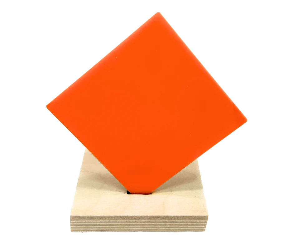 Orange Opaque Acrylic Sheet