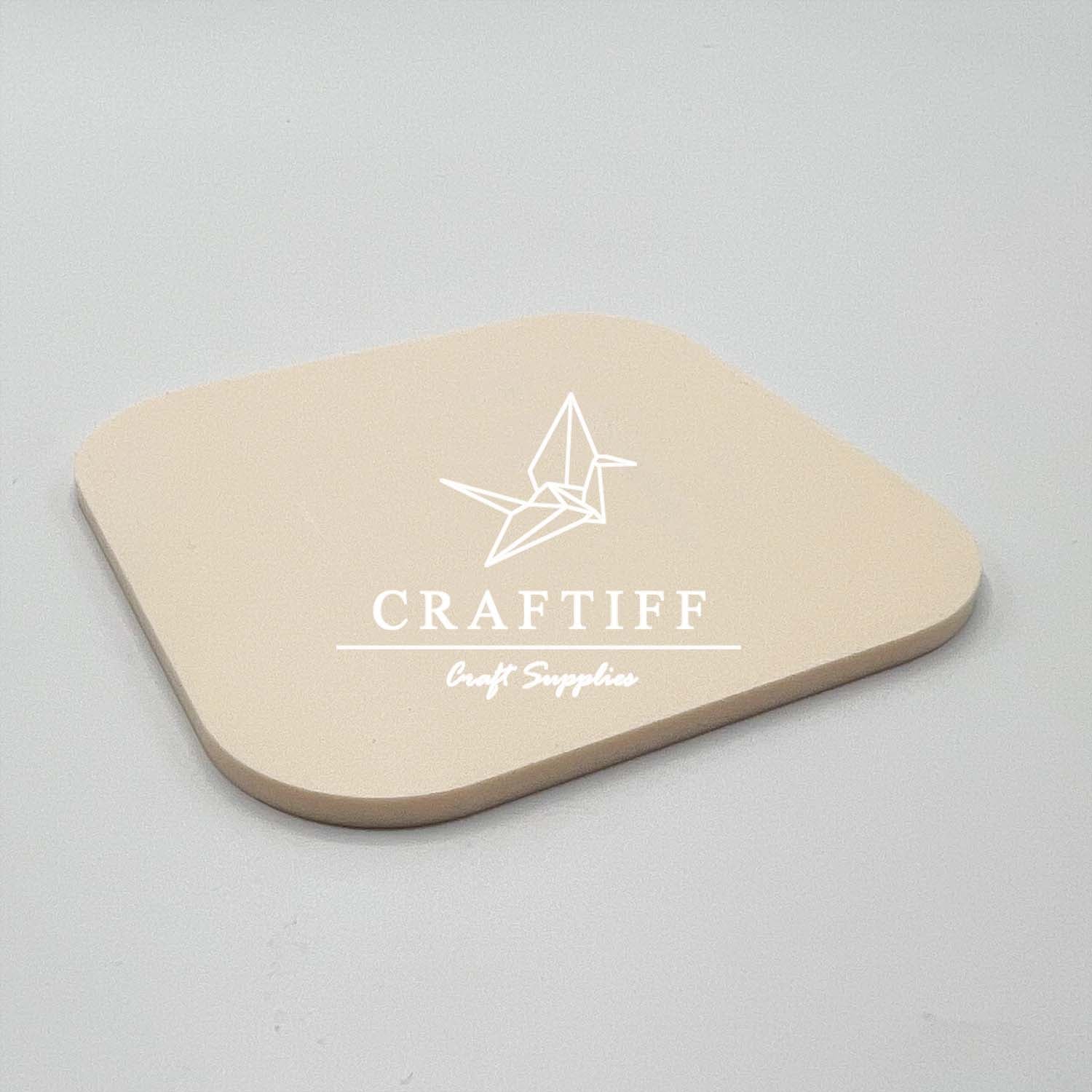 Pastel Bone Acrylic Sheet  3mm Large sheet 23.5"x40" for laser cutter engraving diy xtool glowforge