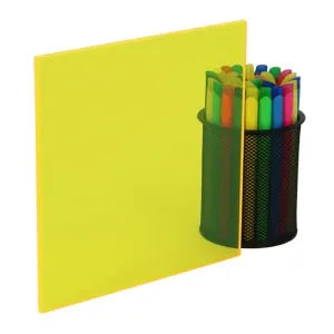 Yellow Fluorescent Acrylic Sheet